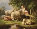 Tending The Sheep - Cornelis Kimmel