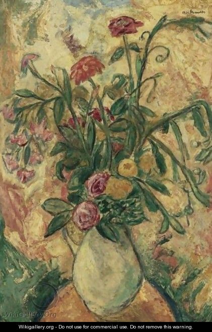 Vase Of Flowers - Alfred Henry Maurer