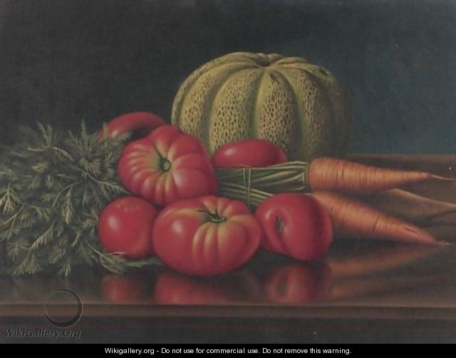 Still Life With Vegetables - Levi Wells Prentice
