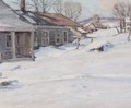 From The Artist's House In Winter - George Gardner Symons