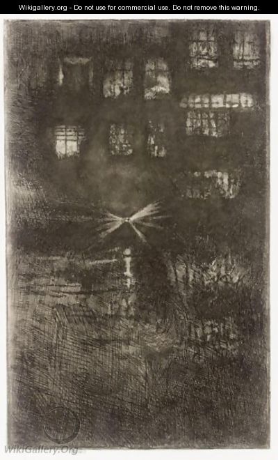 Nocturne Dance-House - James Abbott McNeill Whistler