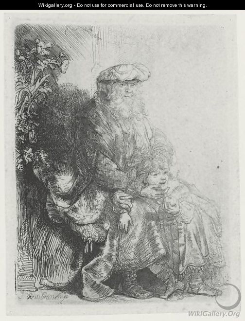 Abraham And Isaac 2 - Rembrandt Van Rijn