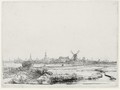 A View Of Amsterdam From The North West - Rembrandt Van Rijn