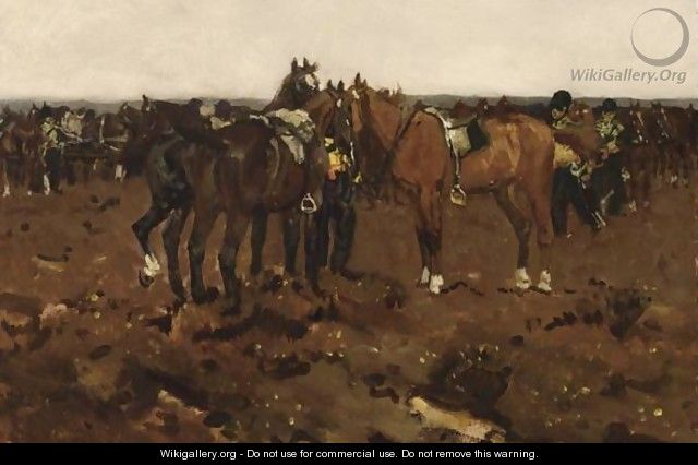 Hussars On The Heath - George Hendrik Breitner