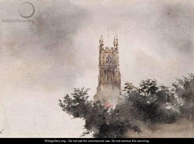 Cirencester Church Tower - Peter de Wint