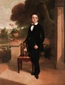 Portrait Of A Young Boy And His Companion - (after) Sir Francis Grant