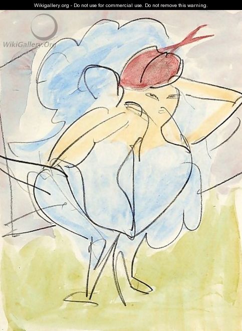 Tanzerin Und Zuschauer (Dancer And Audience) - Ernst Ludwig Kirchner