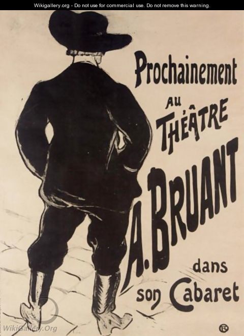 Aristide Bruant - Henri De Toulouse-Lautrec