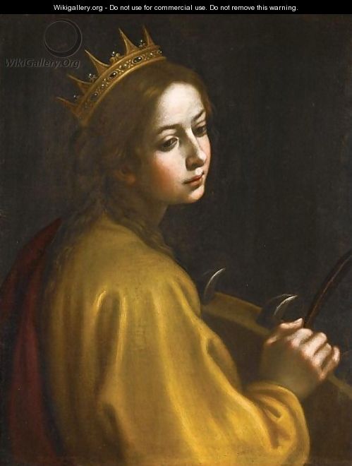 Saint Catherine Of Alexandria - Francesco Guarino