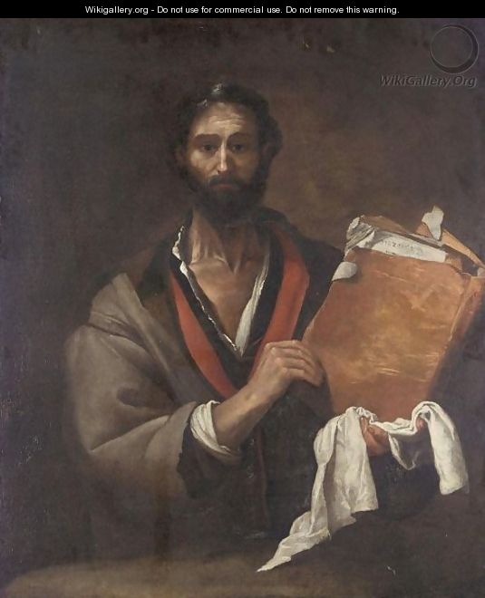 A Philosopher Holding A Book 2 - (after) Jusepe De Ribera