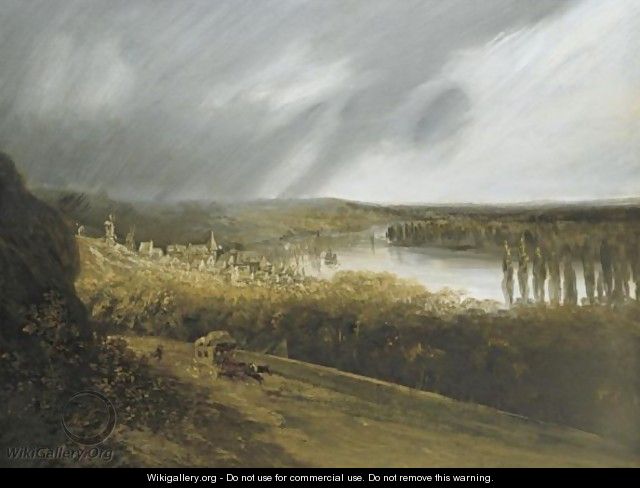 View Over The Seine - Georges Michel