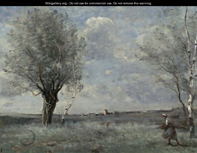 Le Fagot Attendu - Jean-Baptiste-Camille Corot