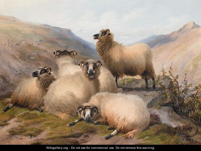 The Highland Flock 2 - Thomas Sidney Cooper