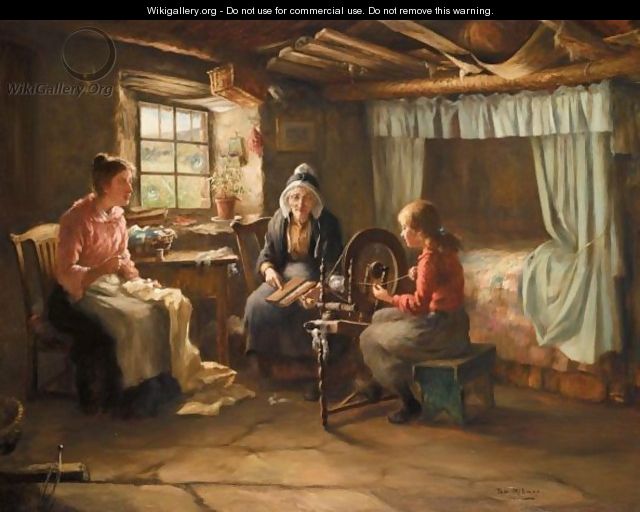 Domestic Scene, Highland Interior - Thomas McEwan