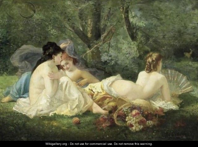 An Afternoon Idyll - Nicolas-Auguste Laurens