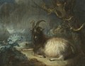 A Landscape With A Goat - Gerrit Dou