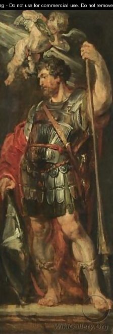 Study Of A Roman Hero Or Martyr Holding A Lance, Possibly Longinus - Peter Paul Rubens