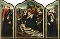 A Triptych Of The Lamentation - Ambrosius Benson