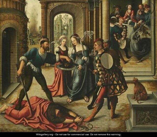 The Martyrdom Of Saint John The Baptist - Bernaert van Orley