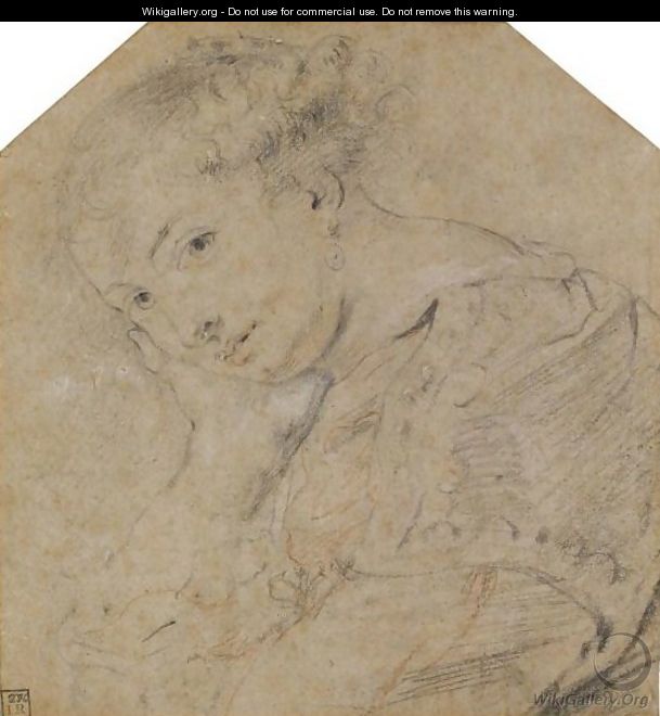 Study Of A Young Woman (Helene Fourment) - Peter Paul Rubens