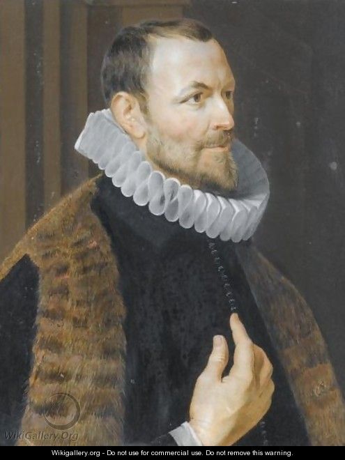 Portrait Of Nicolaas Rockox - (after) Philip Fruytiers