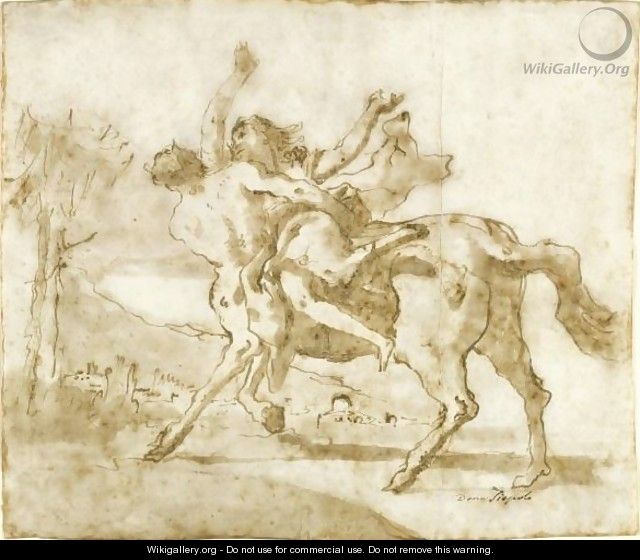 Nessus And Dejanira - Giovanni Domenico Tiepolo