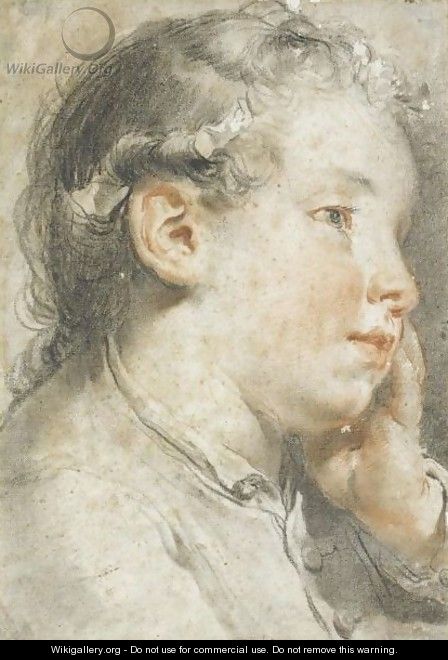 Portrait Of A Young Boy - Gaetano Gandolfi