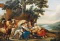La Recreation Des Moissonneurs - Louis-Joseph Watteau