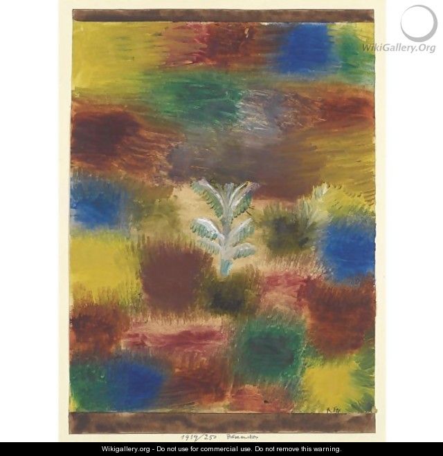 Baumchen (Kleiner Baum Im Gebusch) - Paul Klee