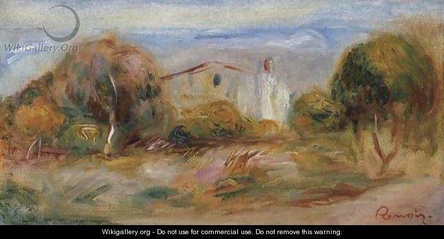 Paysage Avec Maison - Pierre Auguste Renoir