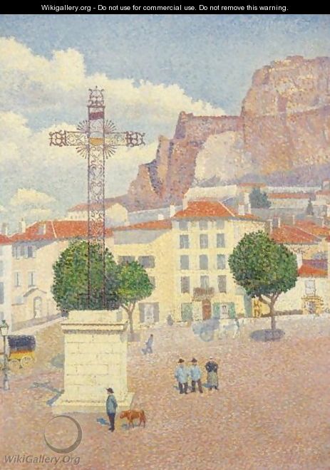 Le Puy, La Place Ensoleilee - Albert Dubois-Pillet