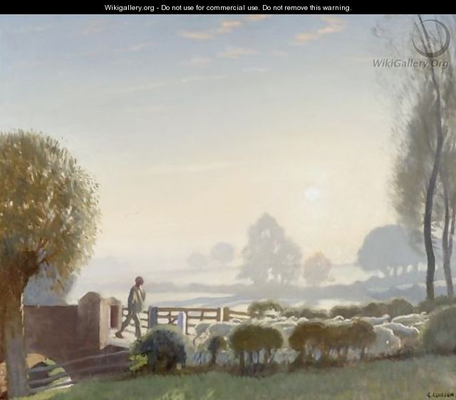 The Shepherd Boy, Sunrise - Sir George Clausen