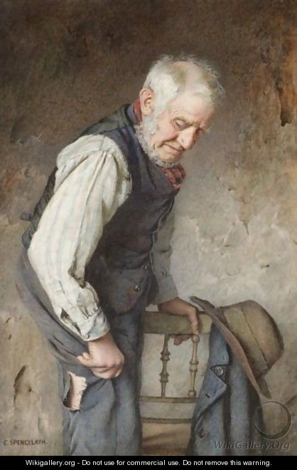 The Torn Trouser - Charles Spencelayh