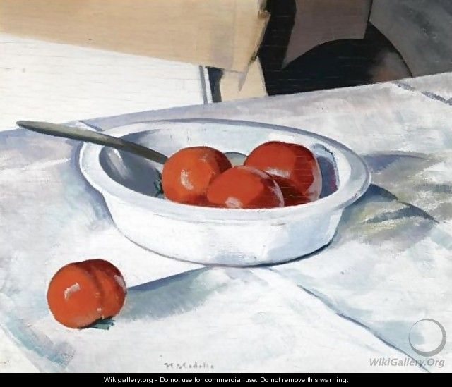 Still Life (Tomatoes) - Francis Campbell Boileau Cadell