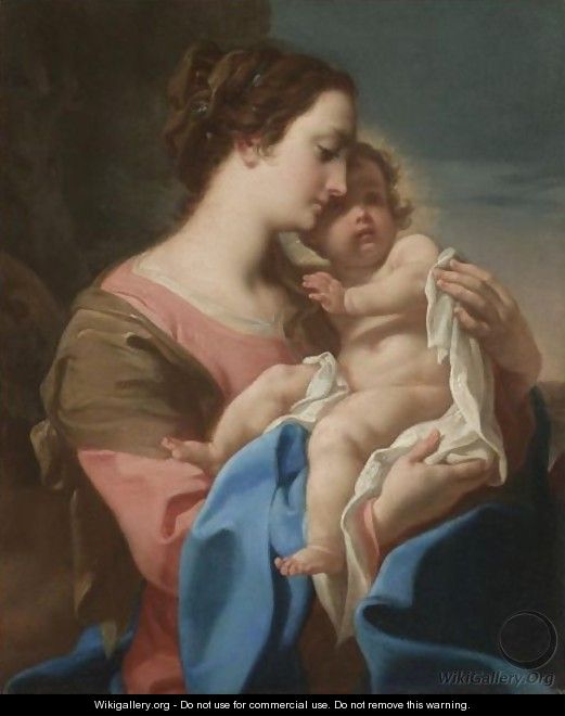 The Madonna And Child - Corrado Giaquinto