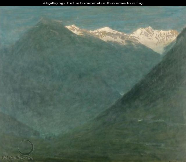 The Gorge Of Gondo Simplon - Albert Goodwin