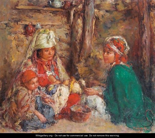 Famille Berbere - Edward Verschaffelt