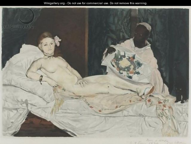 Olympia - (after) Edouard Manet