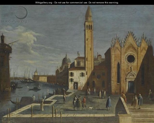 Venice, A View Of The Grand Canal From Santa Maria Della Carita To The Bacino Di San Marco - (after) Apollonio Domenichini