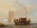 Ceremonial Ships On A Waterway - Wijnandus Johannes Josephus Nuyen