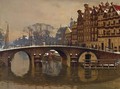 A Wintry View Of The Brouwersgracht, Amsterdam - Willem Witsen