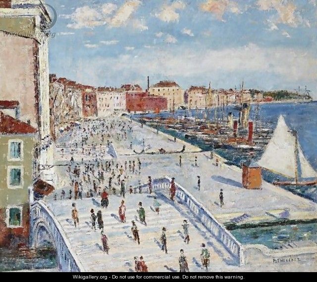 Venise, Quai Des Esclavons - Pierre Thevenet