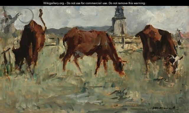 Vaches Au Paturage - Edouard Manet