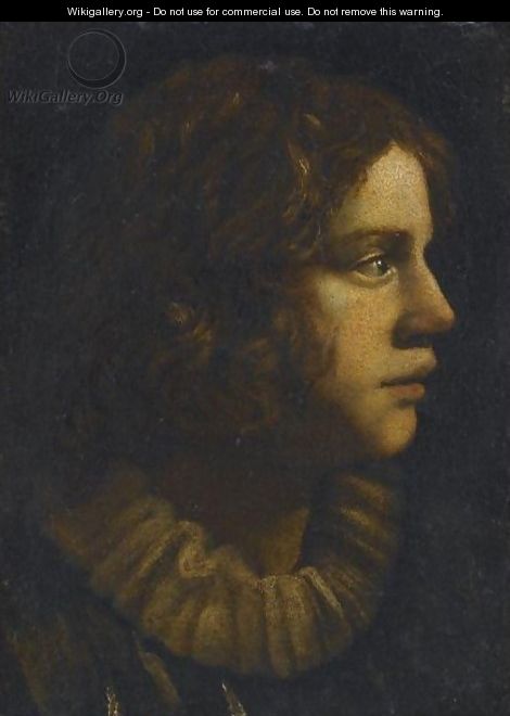 Head Of A Boy In Profile - Roman School
