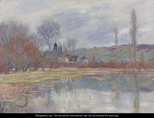 Printemps A Vetheuil - Claude Oscar Monet