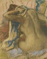 Femme S'Essuyant Les Cheveux - Edgar Degas