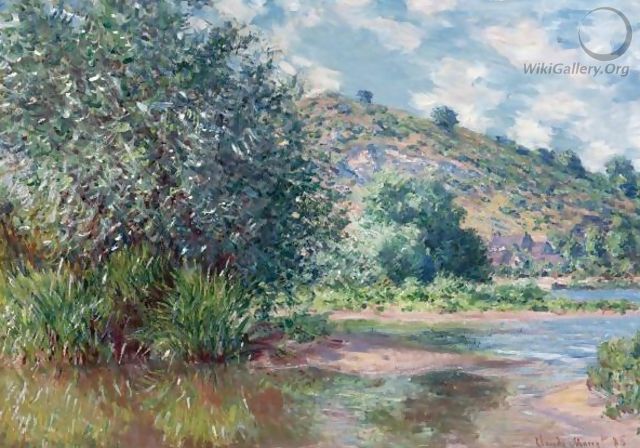 Paysage A Port-Villez - Claude Oscar Monet