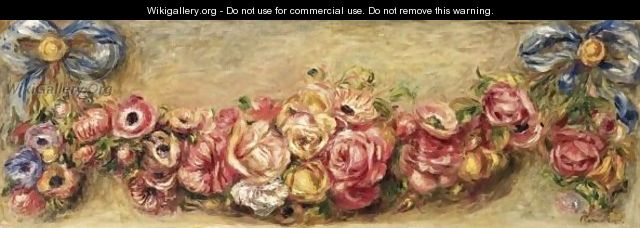 Guirlande De Roses - Pierre Auguste Renoir