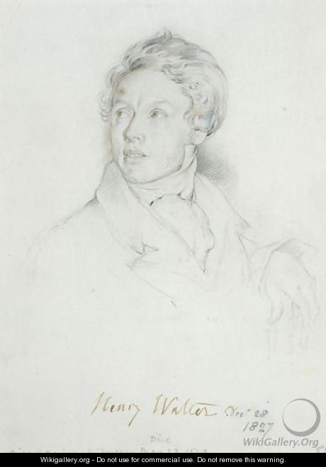 Portrait Of Henry Walter (1799-1849) - George Richmond