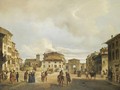The Piazza Santa Toscana And Porta Vescovo, Verona - Carlo Ferrario